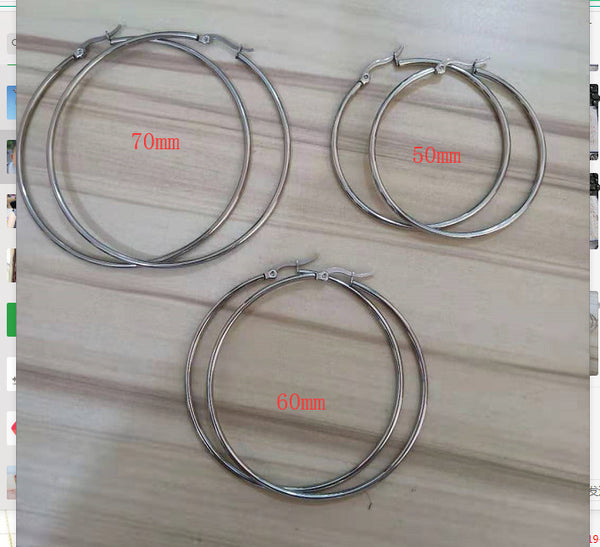 Custom Name Hoop Earrings