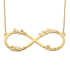Multiple Infinity Necklace