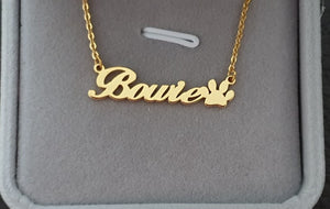 Bowie Style Personalized Necklace