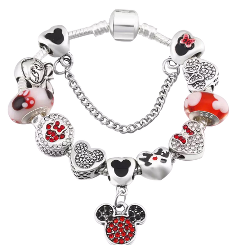 Mickey Mouse Bracelet and Earring Set