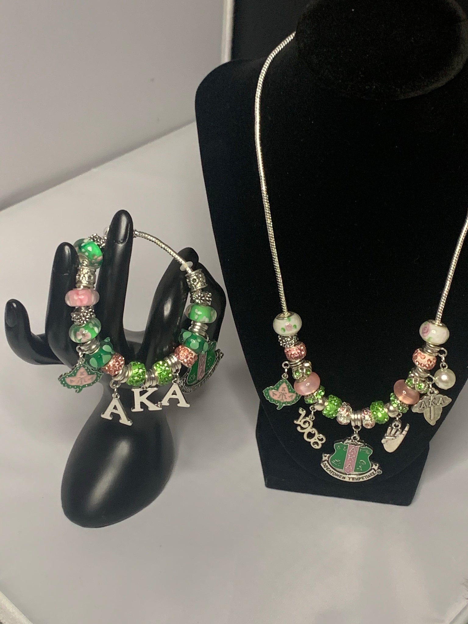 Aka Bracelet and Necklace Set