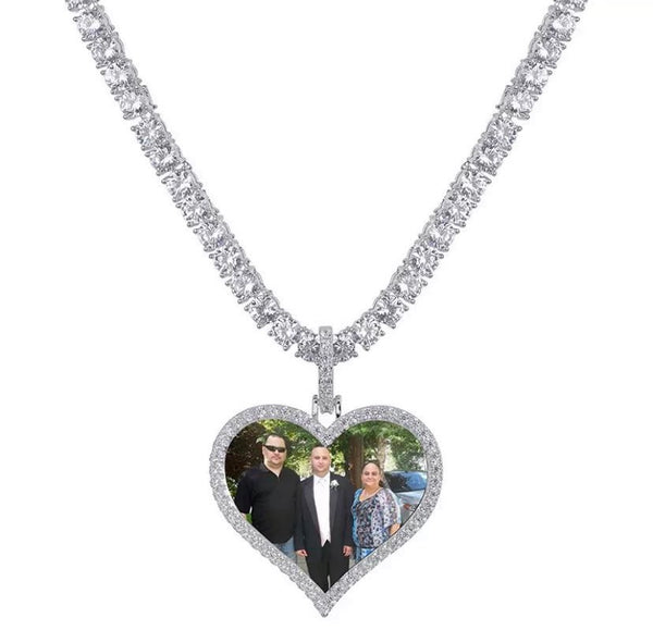 Heart  Personalized Photo Necklace