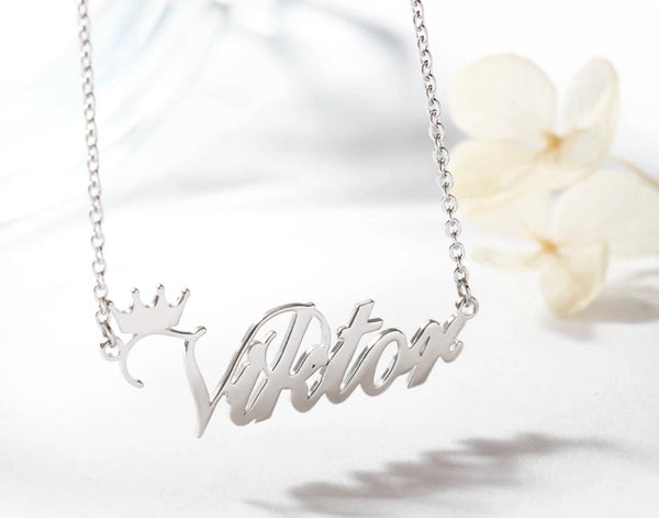 Crown Personalized Necklace