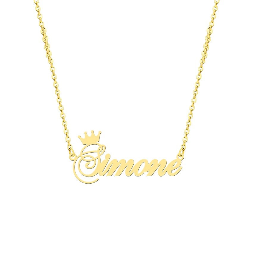 Crown Personalized Necklace